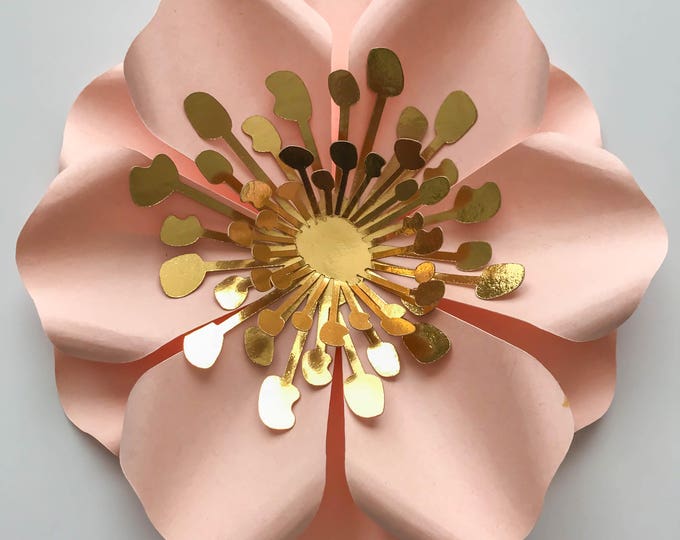 PDF 2 5.25" Filler Flowers - Trace and Cut File for DIY Giant Paper Flower-Ideal ti fill in small Gaps in your Paper Flower Arrangement