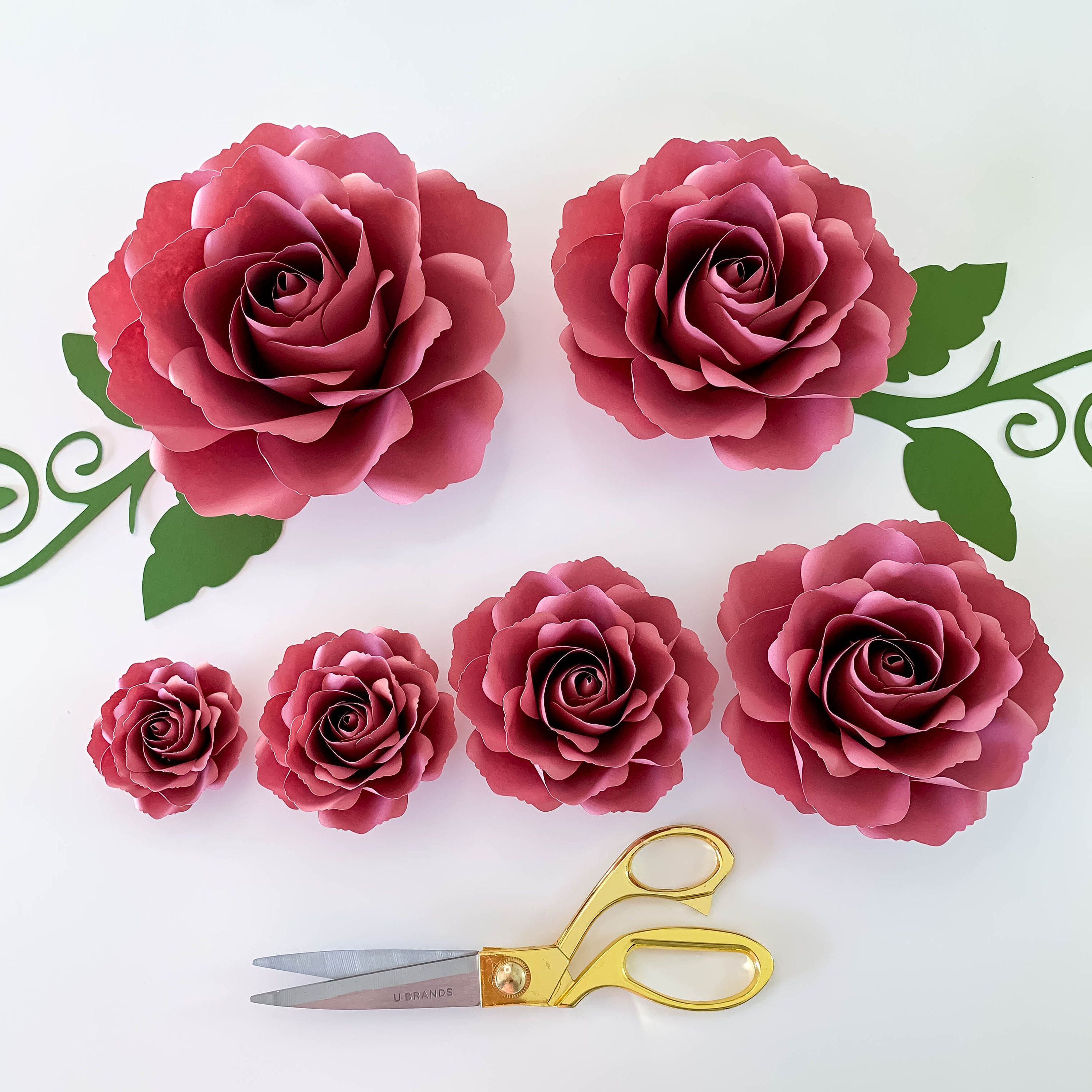 Free Free Paper Flower Svg Template 538 SVG PNG EPS DXF File