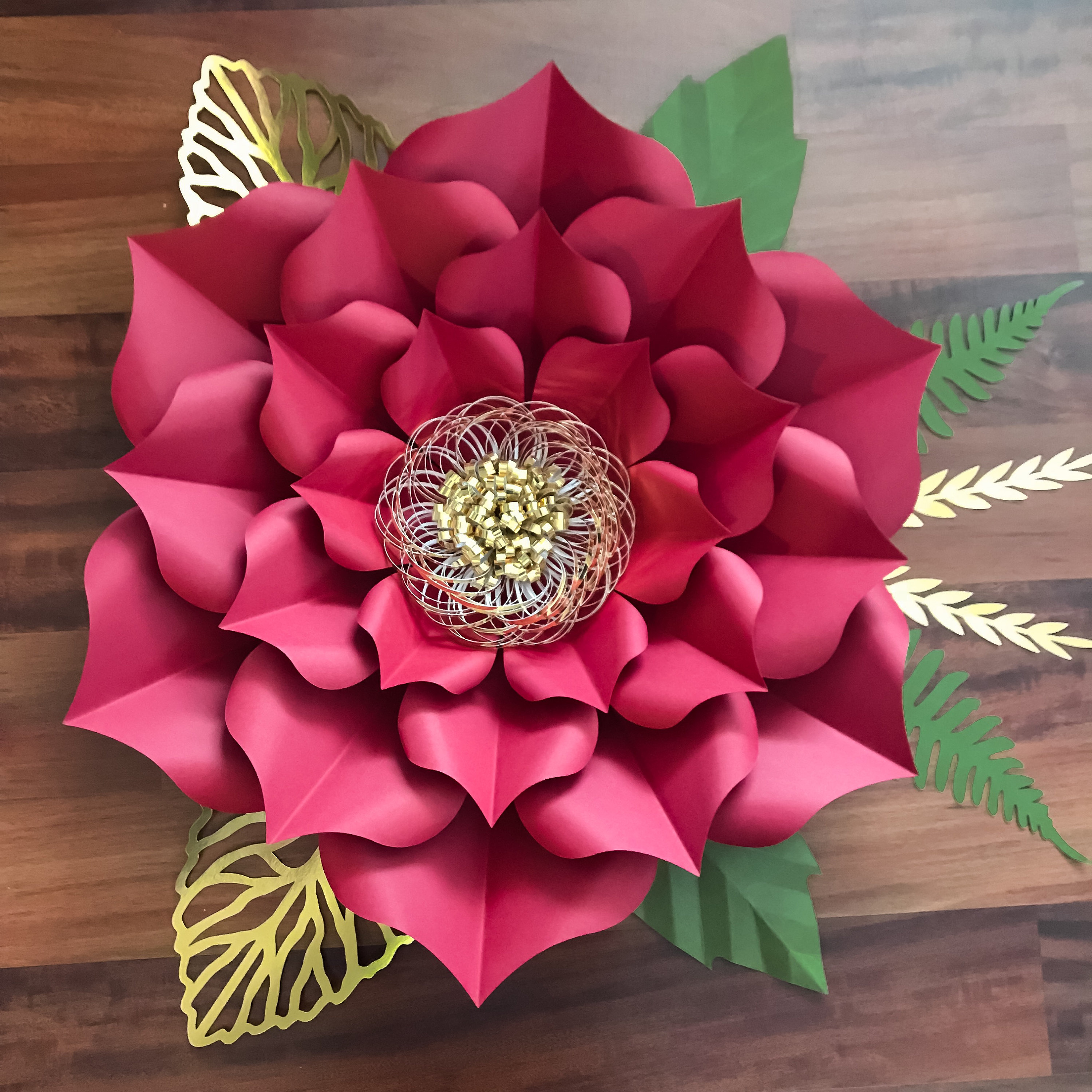 pdf petal 3 printable paper flowers templates 3d and diy