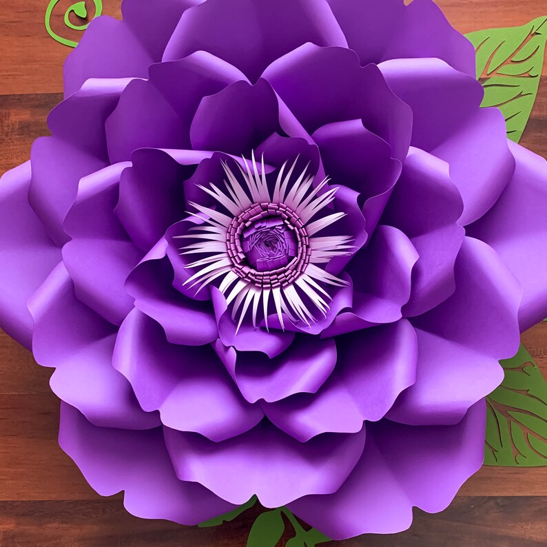 Download SVG PNG DXF Petal 78 Paper Flowers Template Cut Files ...