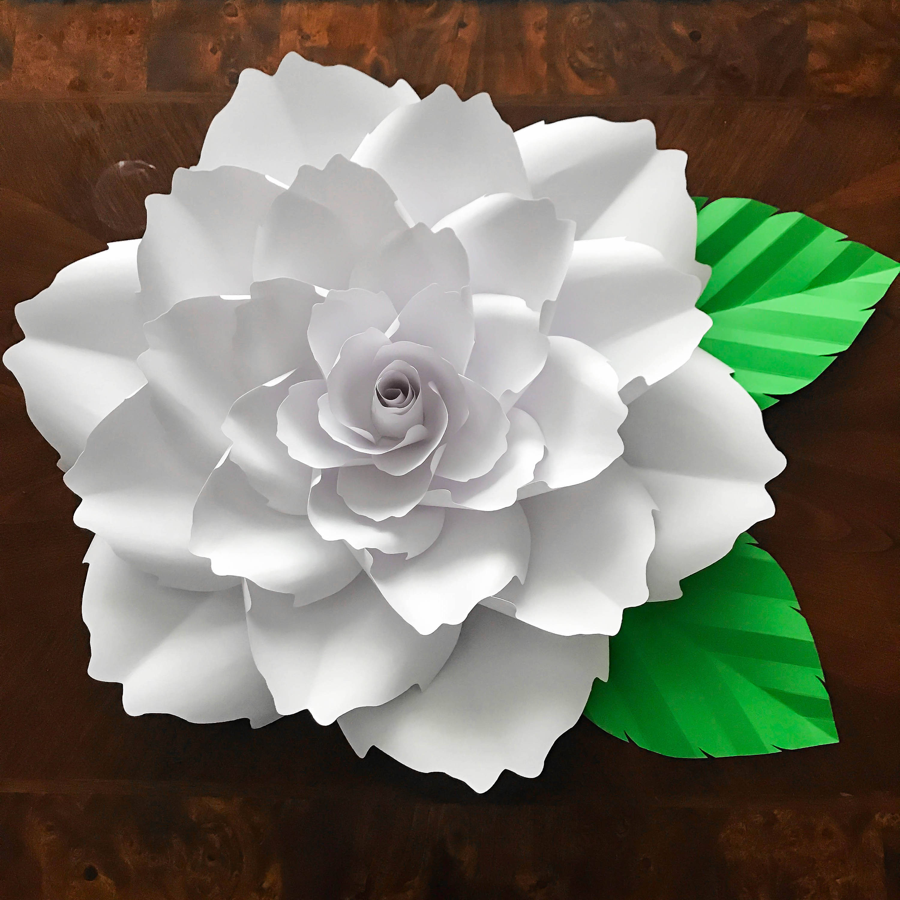 svg petal 140 paper flowers template w flat center for cricut