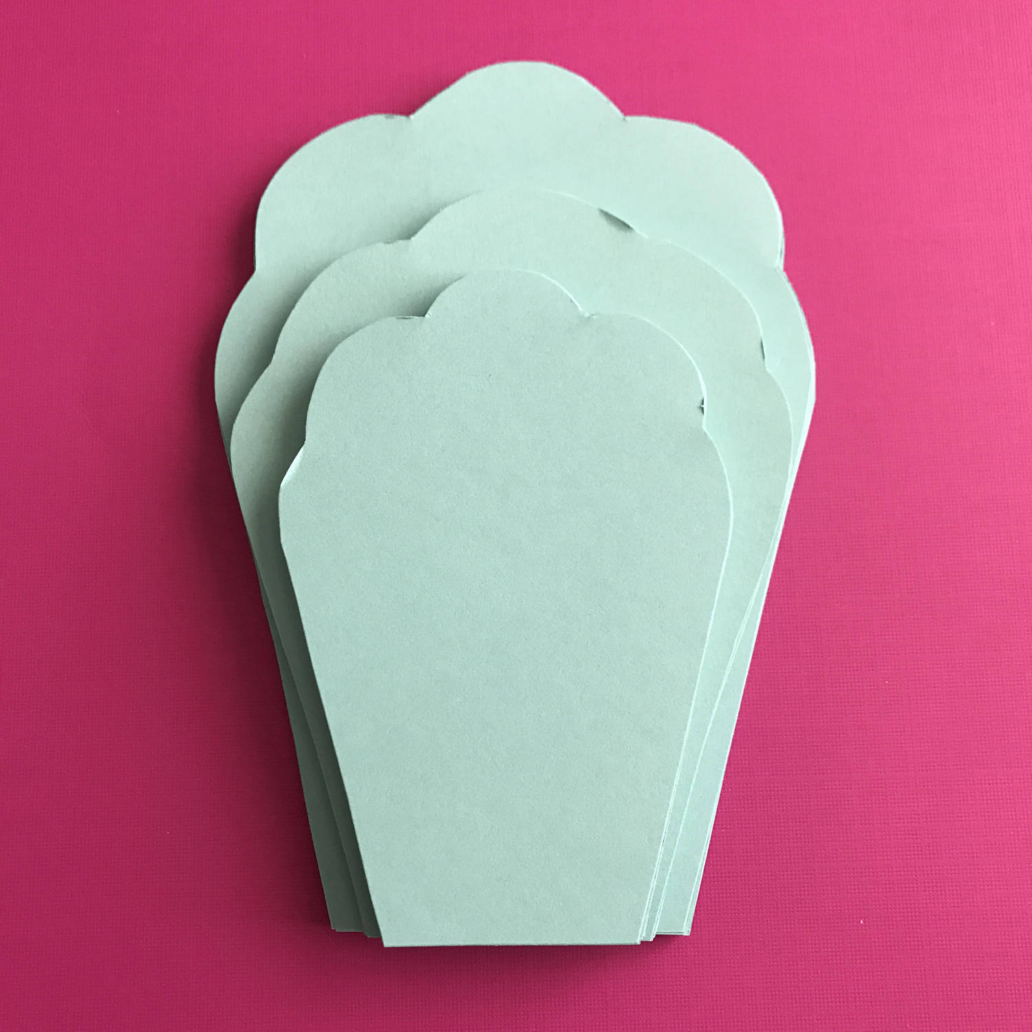 SVG Petal 53 Paper Flower Petal Template with Base