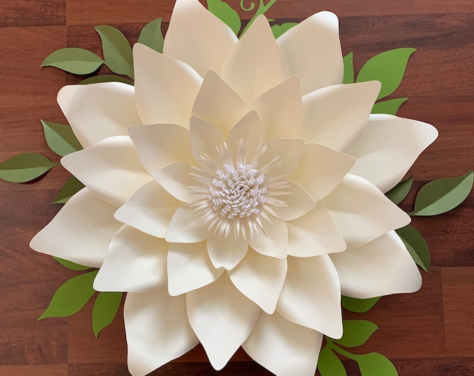 PDF Petal 174 Paper Flowers Template- Trace and Cut Files DIY Giant Paper Flower Project (Not for Cutting Machines)