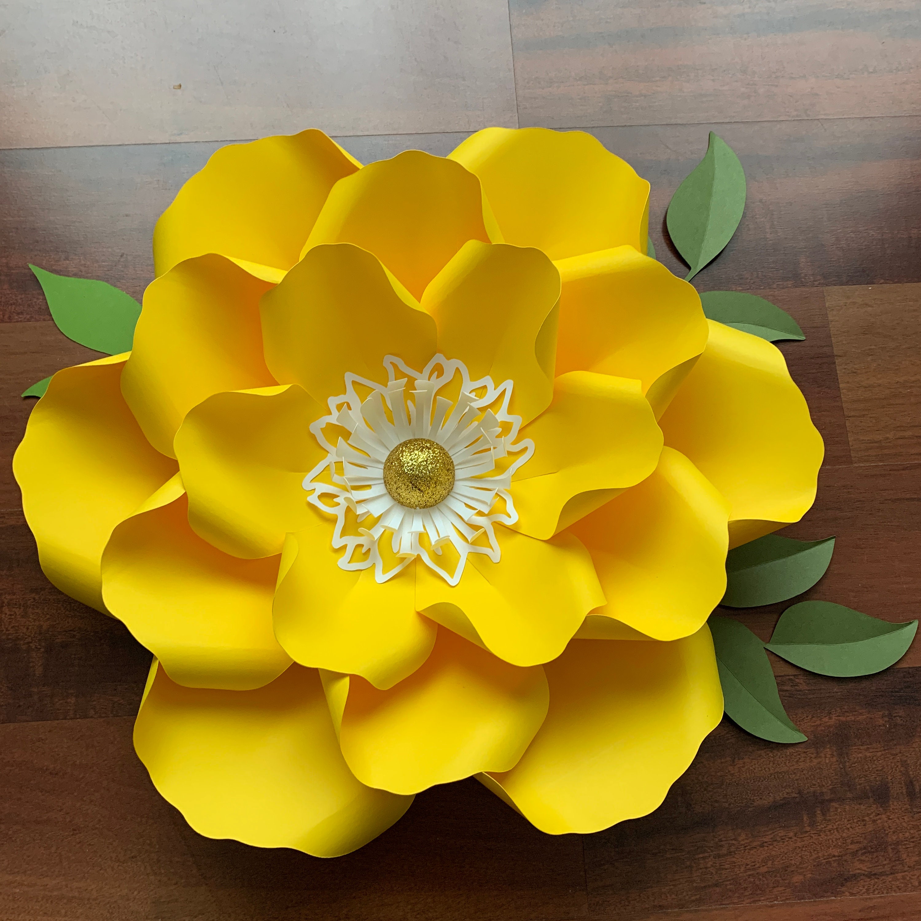 Download SVG PNG DXF Petal 14 Paper Flower Templates Cut files for Cutting Machines Such as Cricut and ...