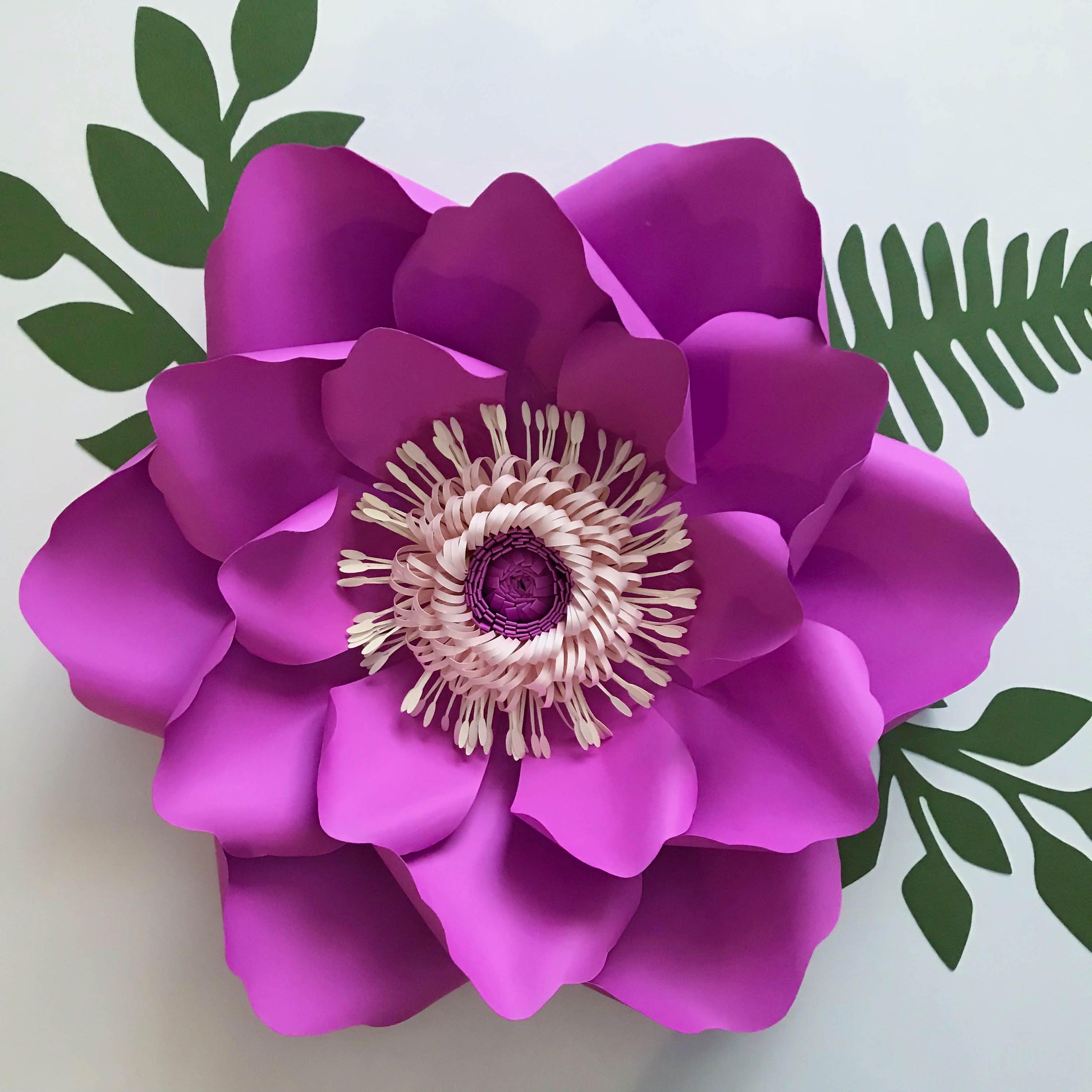 PDF PETAL 21 Paper Flowers UPDATED Template Printable to create 6