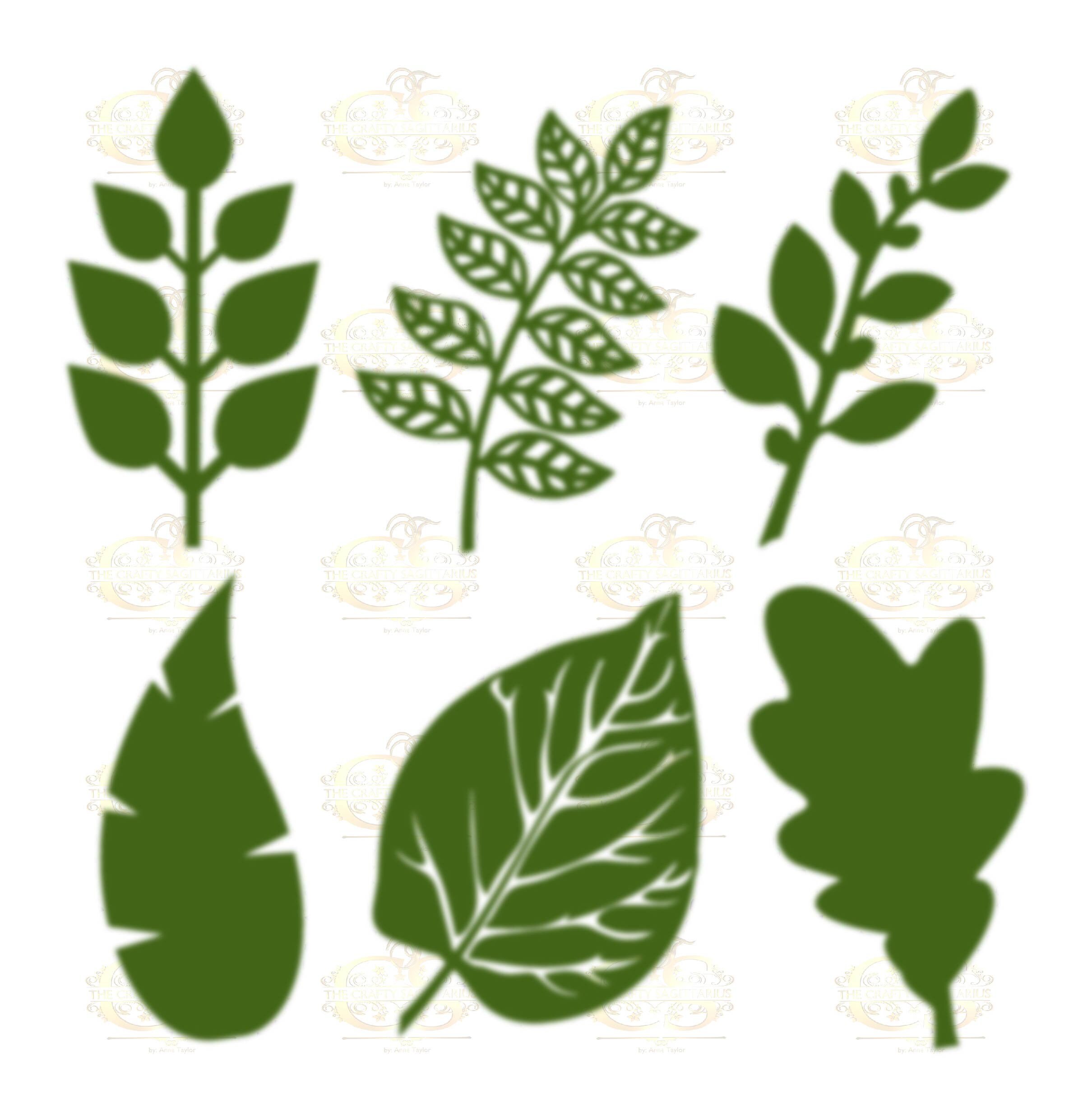 Free Free 243 Silhouette Flower Leaves Svg SVG PNG EPS DXF File