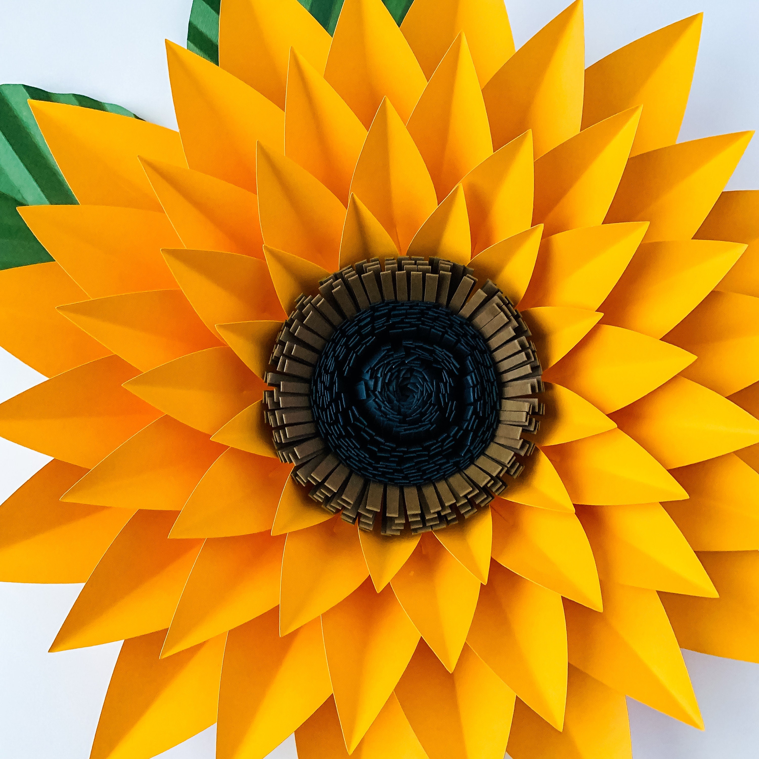 SVG DXF PNG Petal 44 Sunflower Paper Flower Template Diy ...