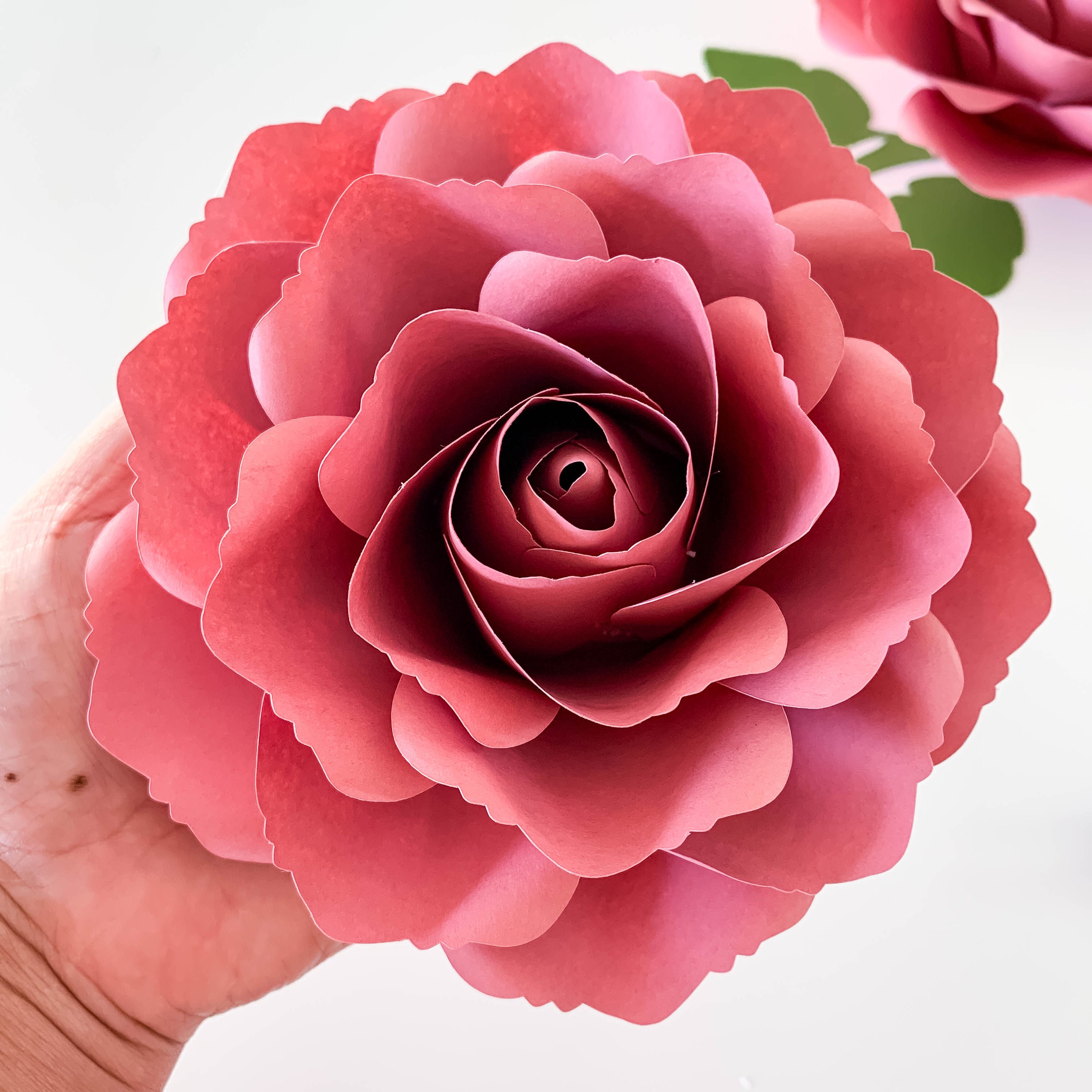Paper Flowers PDF Tiny Rose 12 Printable Paper Flower Templates
