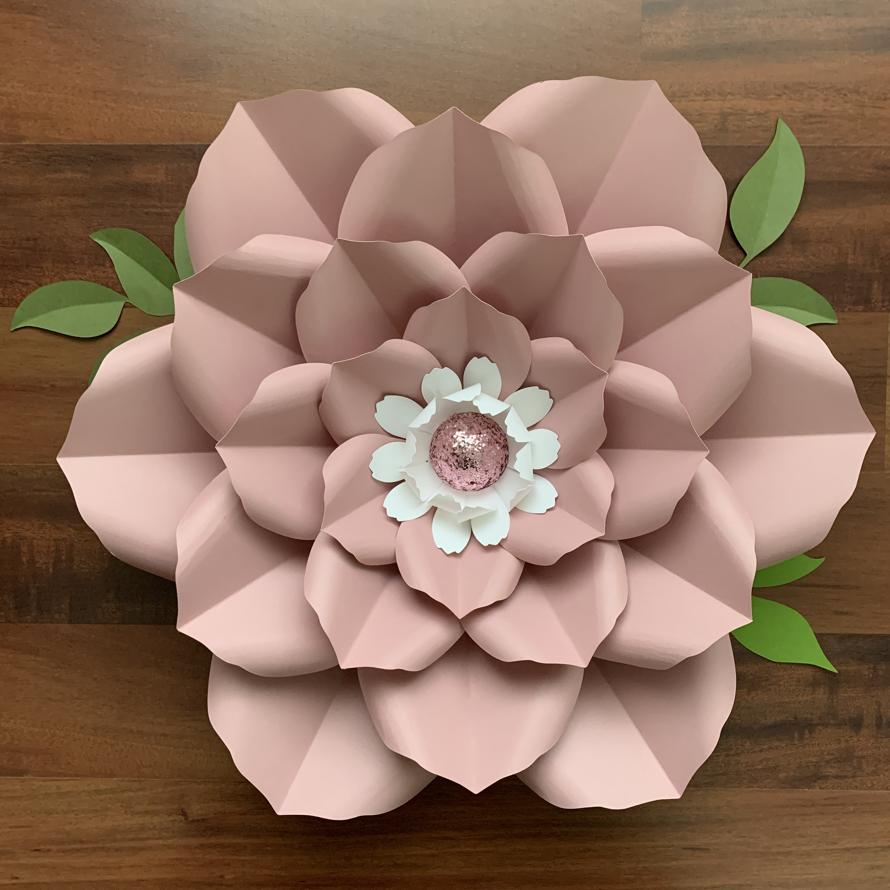Petal 17 PDF Printable Giant DIY Paper Flower Templates Wedding Decor 