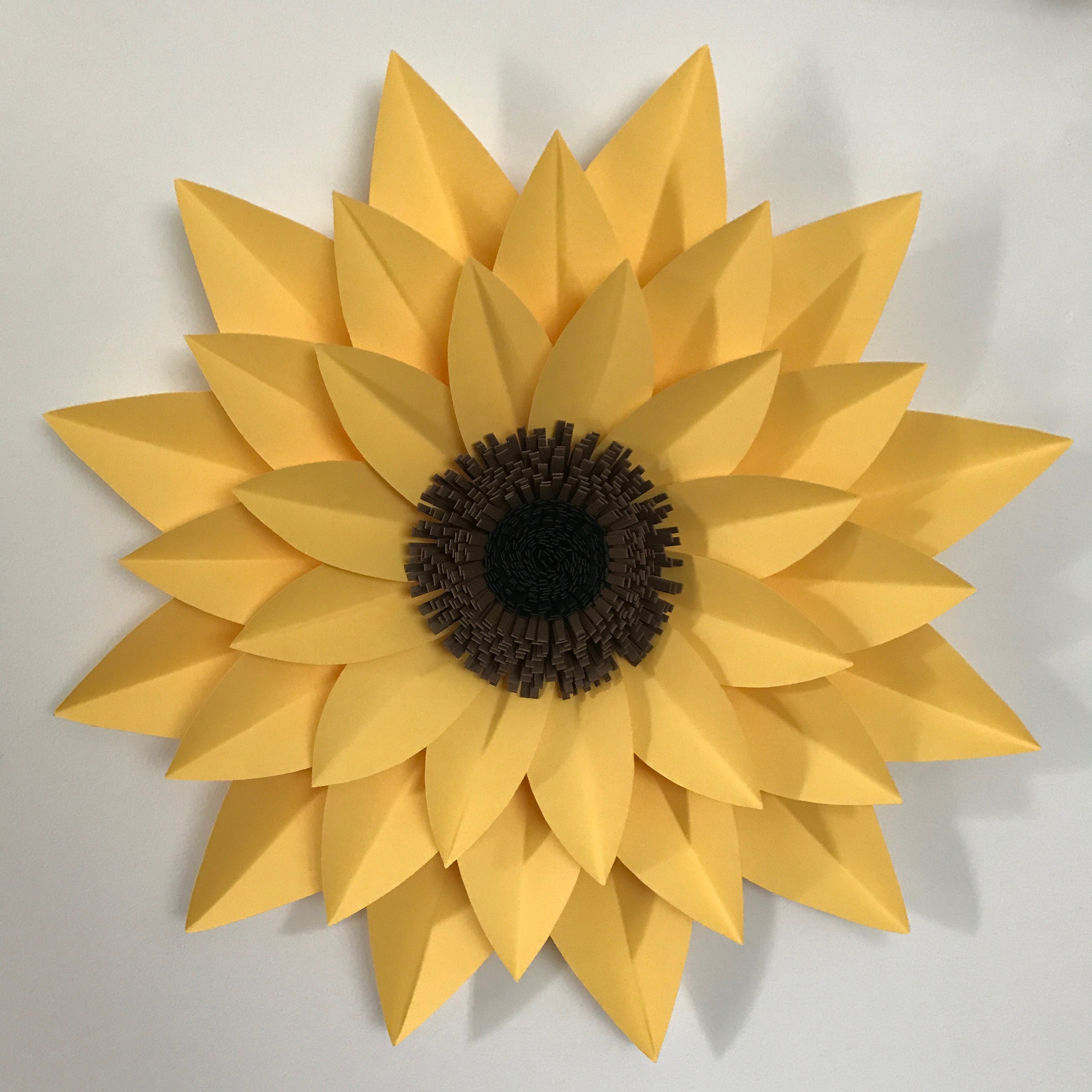 Download SVG DXF PNG Petal 44 Sunflower Paper Flower Template Diy ...