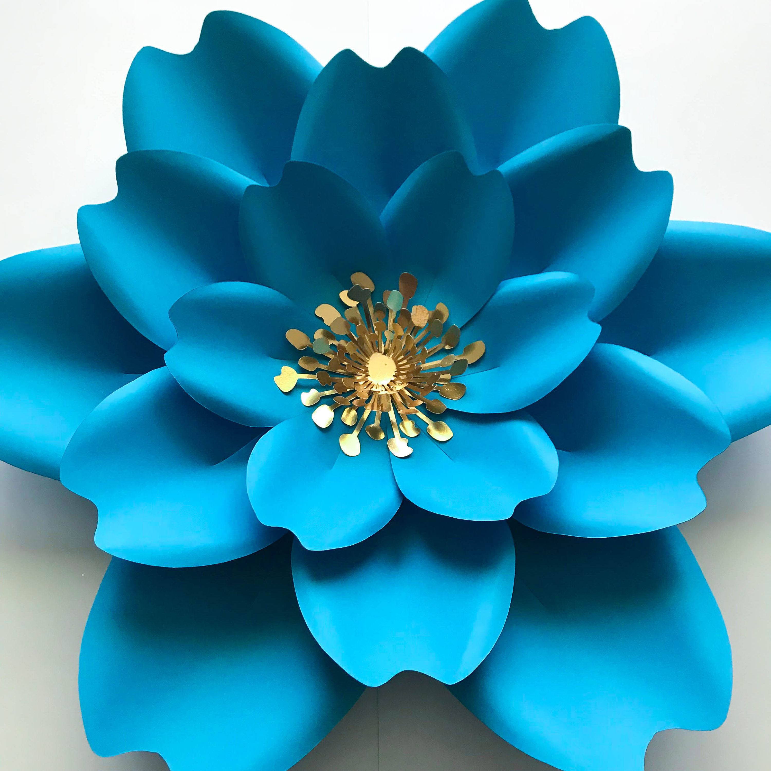 Paper Flowers PDF PETAL 100 Paper Flower template, Digital Version