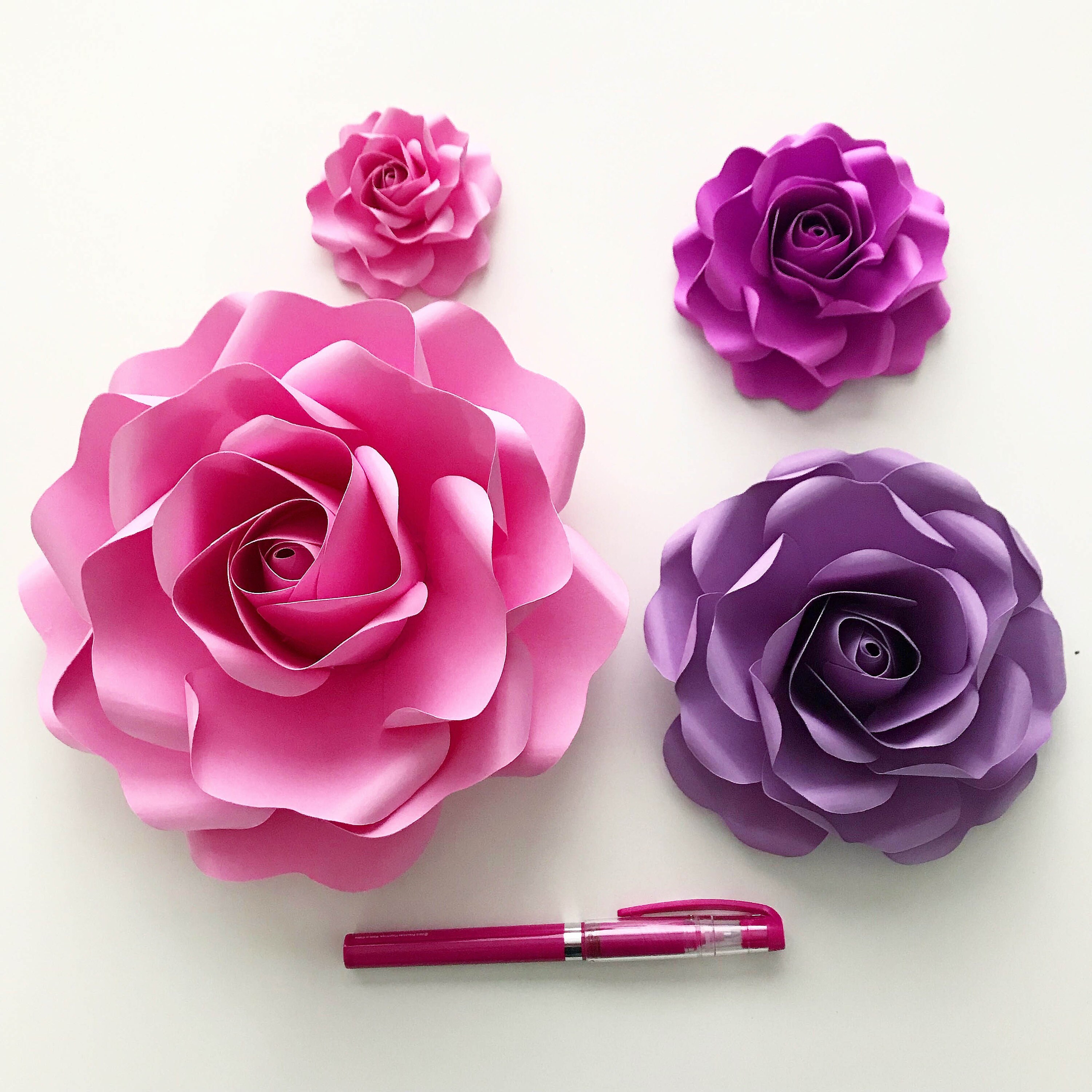 Free Free 147 Flower Svg Cricut Rose Cricut Flower Template SVG PNG EPS DXF File