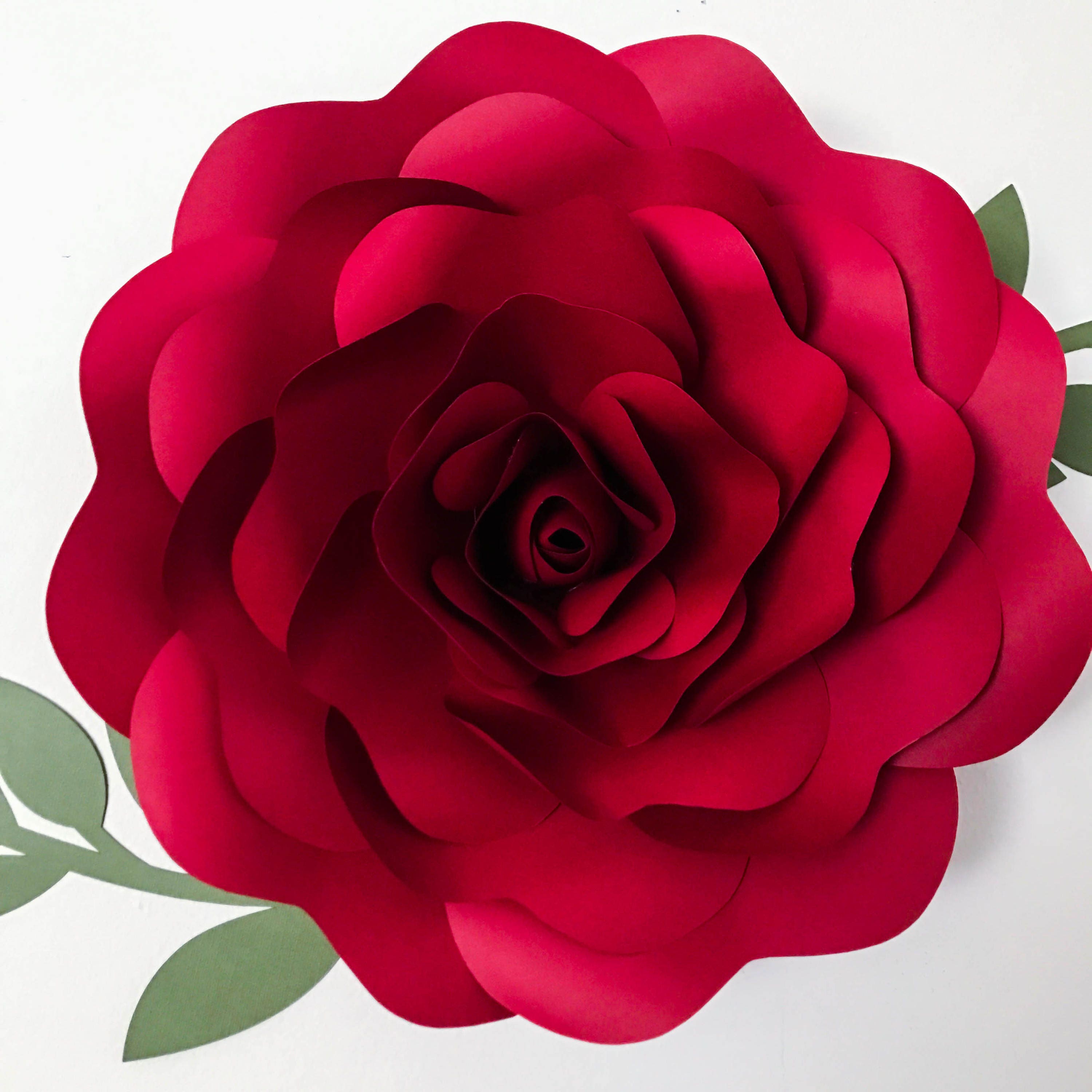 Download SVG Petal #39 Rose Paper Flower Template, Digital Version ...