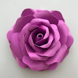 PDF Tiny Rose #5 Papierblume - 6 Verschiedene Größen -Trace and Cut Schablone: 2,25 &quot;- 8&quot; Zoll Original vom Crafty Sagittarius