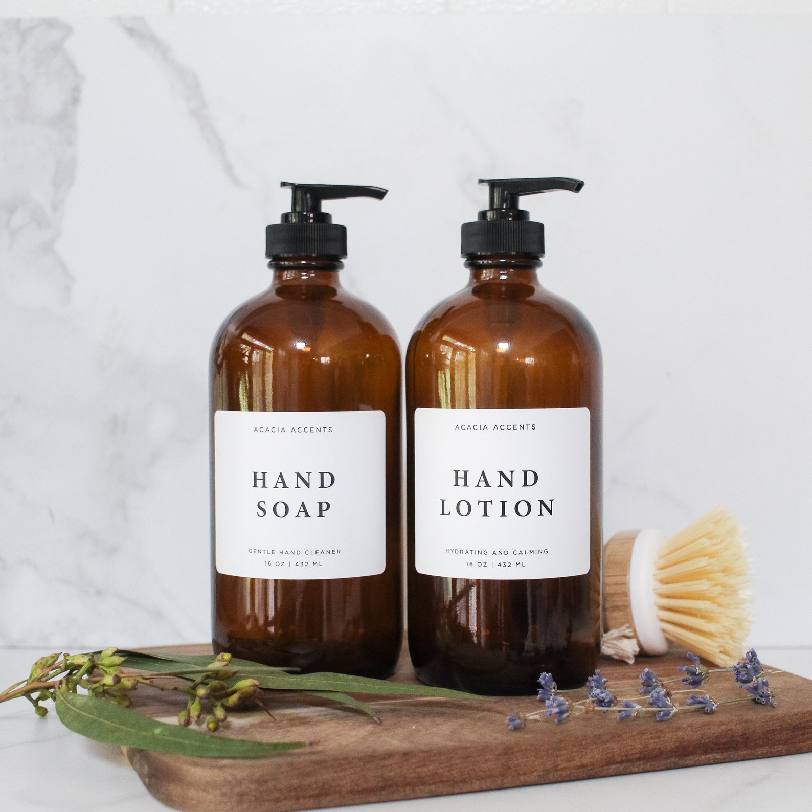 Hand Soap & Lotion Dispensers Amber Bottle Dispensers Etsy