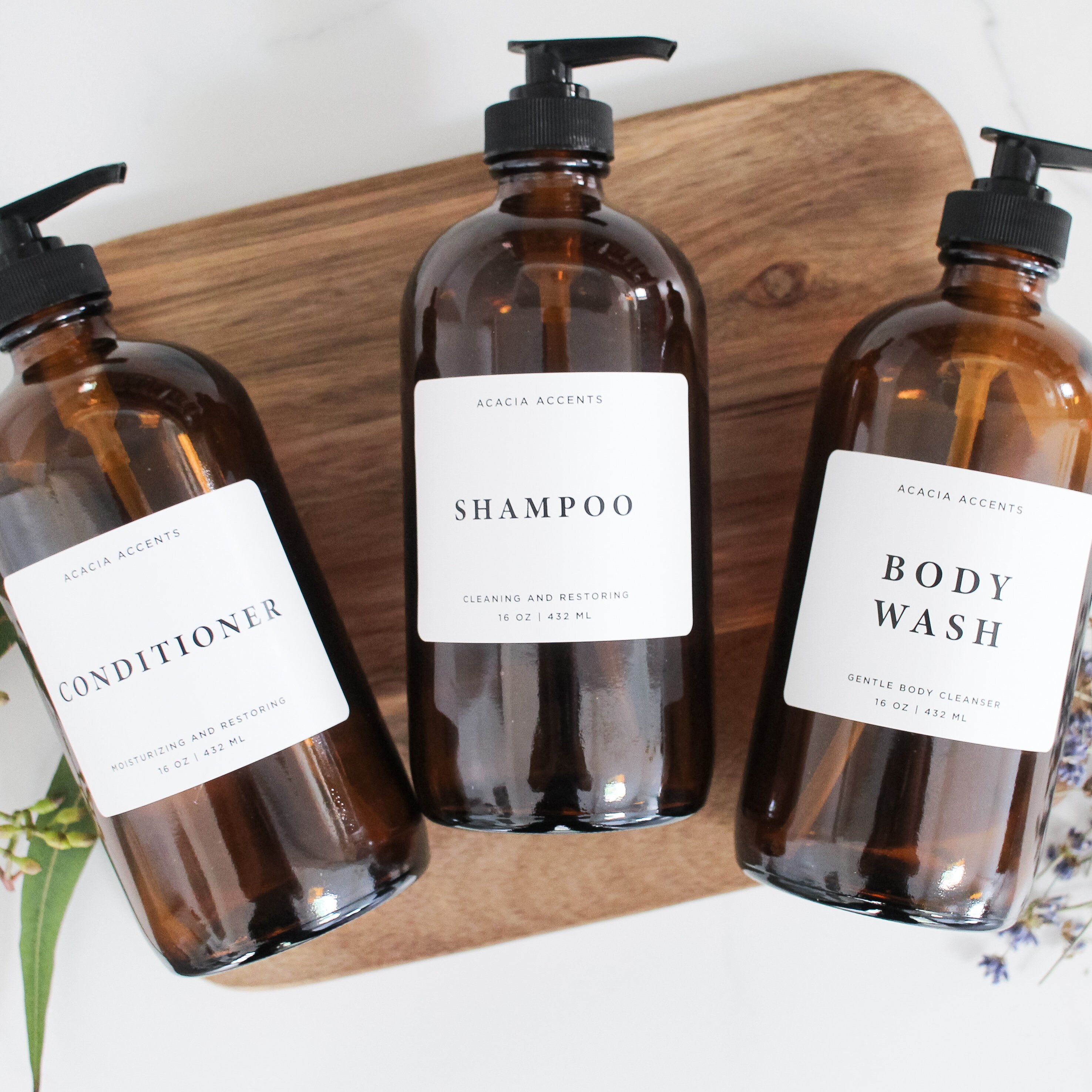 Bathroom Trio Dispensers Amber Plastic Dispensers Shampoo Etsy