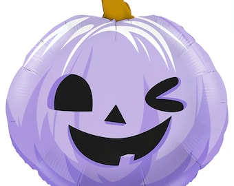 Foil pumpkin balloon 27"