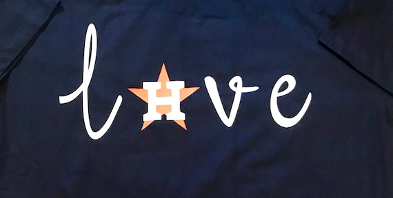 DetailsintheMonogram Love Astros - Houston Astros Shirt - Houston Baseball Shirt - Houston Baseball T-Shirt - Love Baseball - Baseball Tee