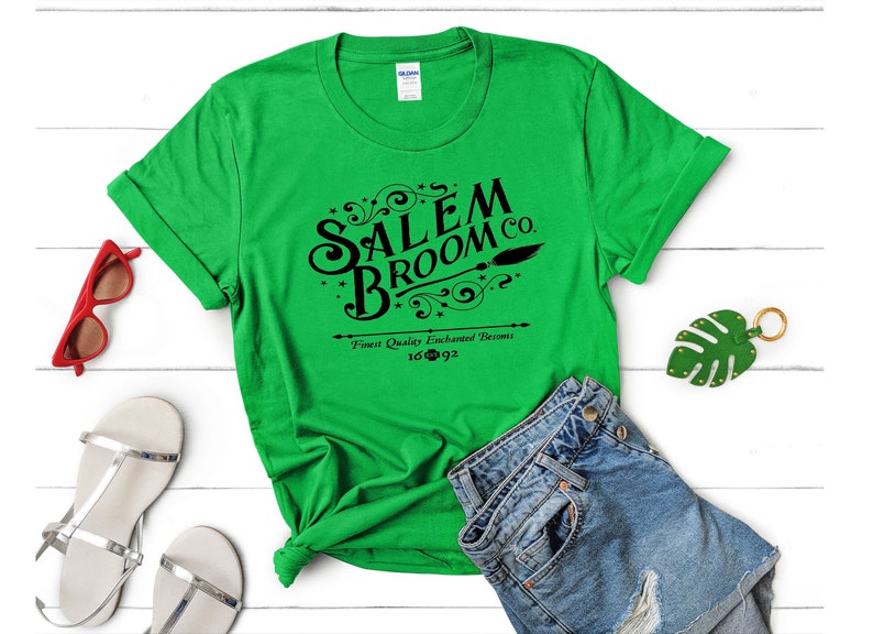 Salem Broom Company Hocus Pocus Tshirt Salem Shirt Etsy