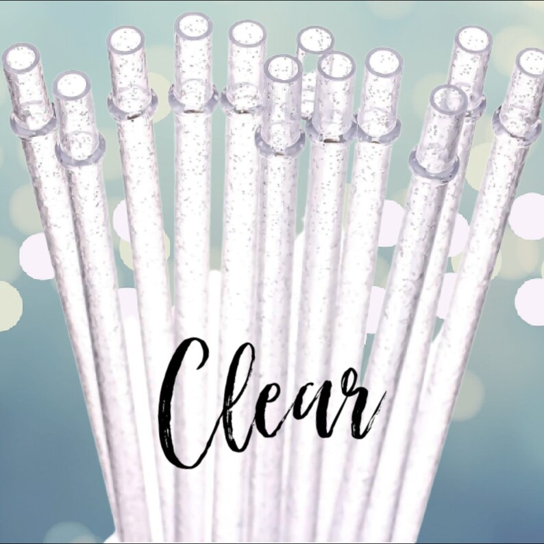 glitter sipper with straw