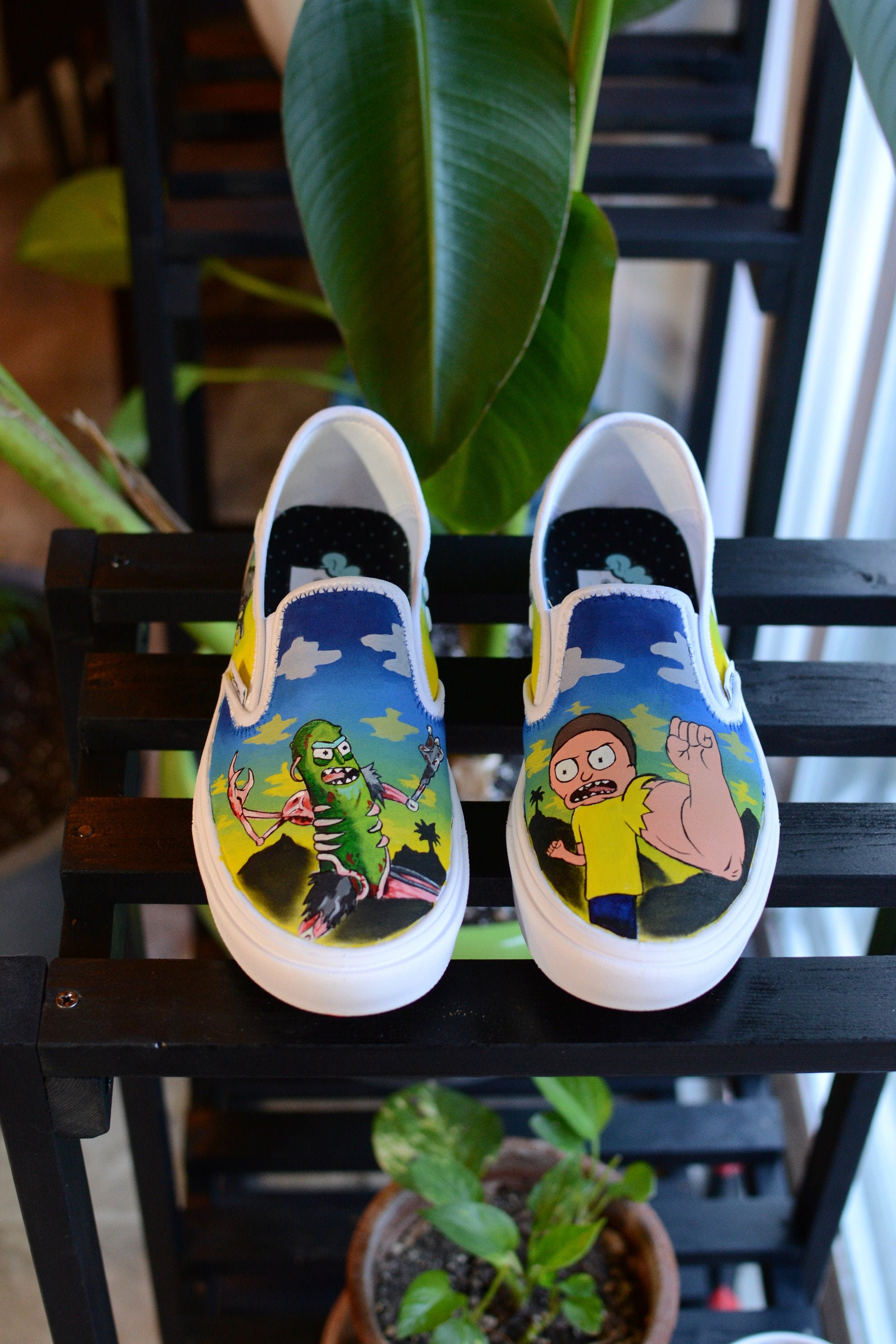 Custom Hand Painted Vans Shoes -  New Zealand