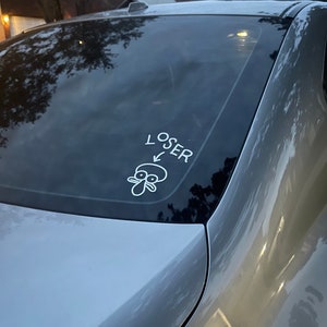 Squidward Loser Vinyl Decal