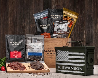 The Best Jerky Ammo Can Gift Basket