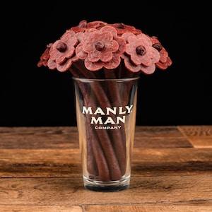 Valentines For Him Beef Jerky Flower Bouquet