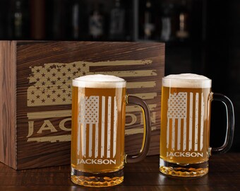 Personalized Mug Glass Set