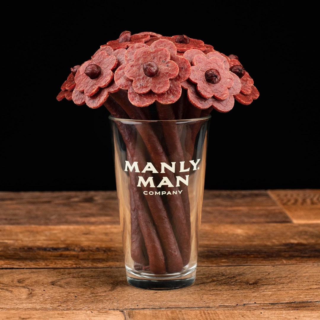 Beef Jerky Flower Bouquet - Etsy