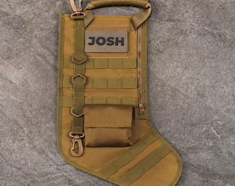 Personalized Tactical Christmas Stocking