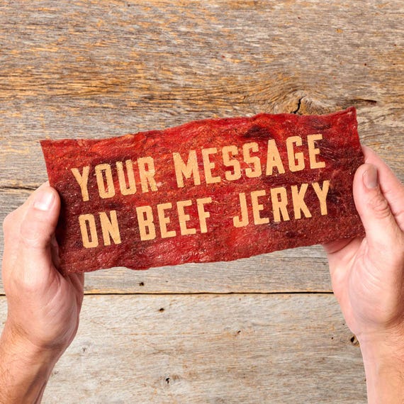 Meat Card™ (Beef Jerky Greeting Card)