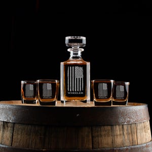 Personalized Whiskey Decanter Set