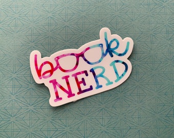 Book Nerd Sticker