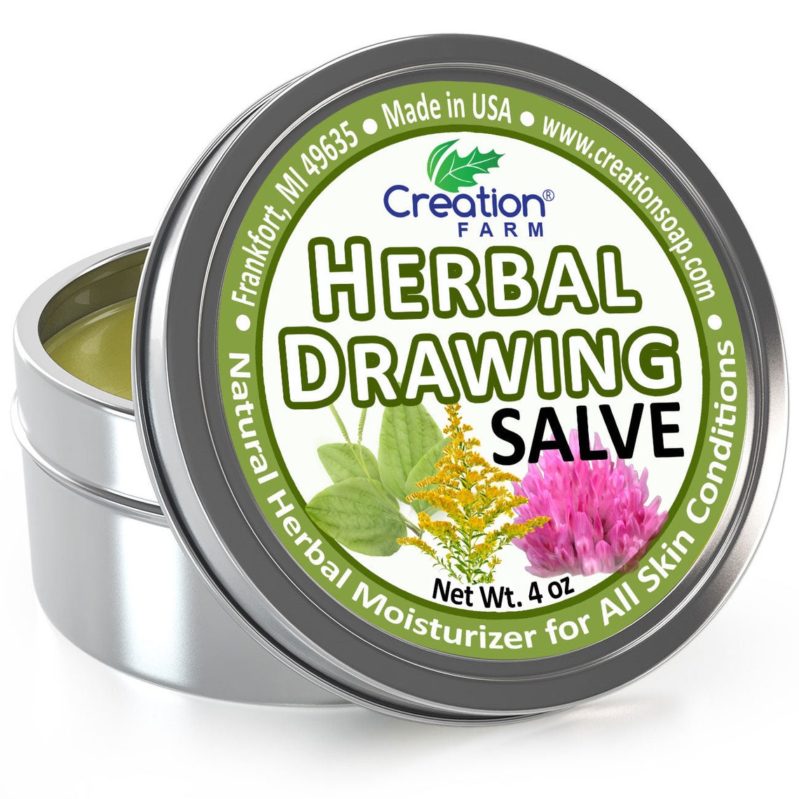 Herbal Drawing Salve Herbal Salve From Creation Farm Etsy