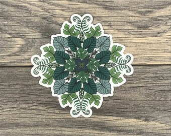 Plant Medallion Sticker