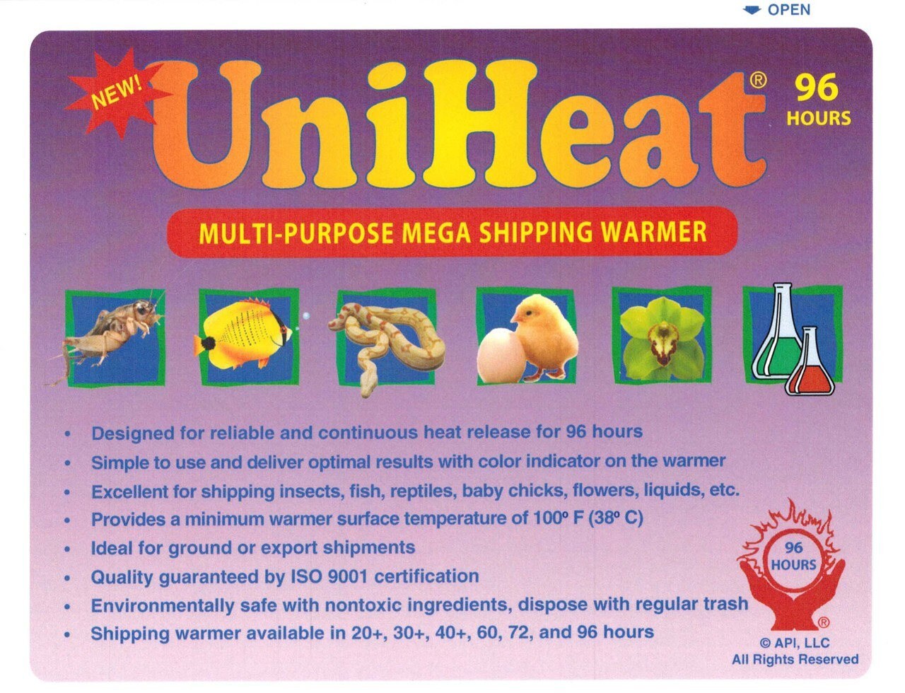 Uniheat 96 hour heat pack