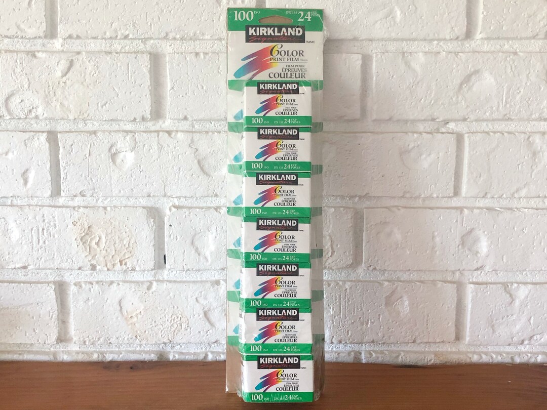Vintage 35mm Film Kirkland Costco 24 Exposure Film Pack Etsy Canada