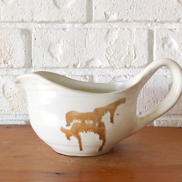 Pottery Gravy Boat Etsy
