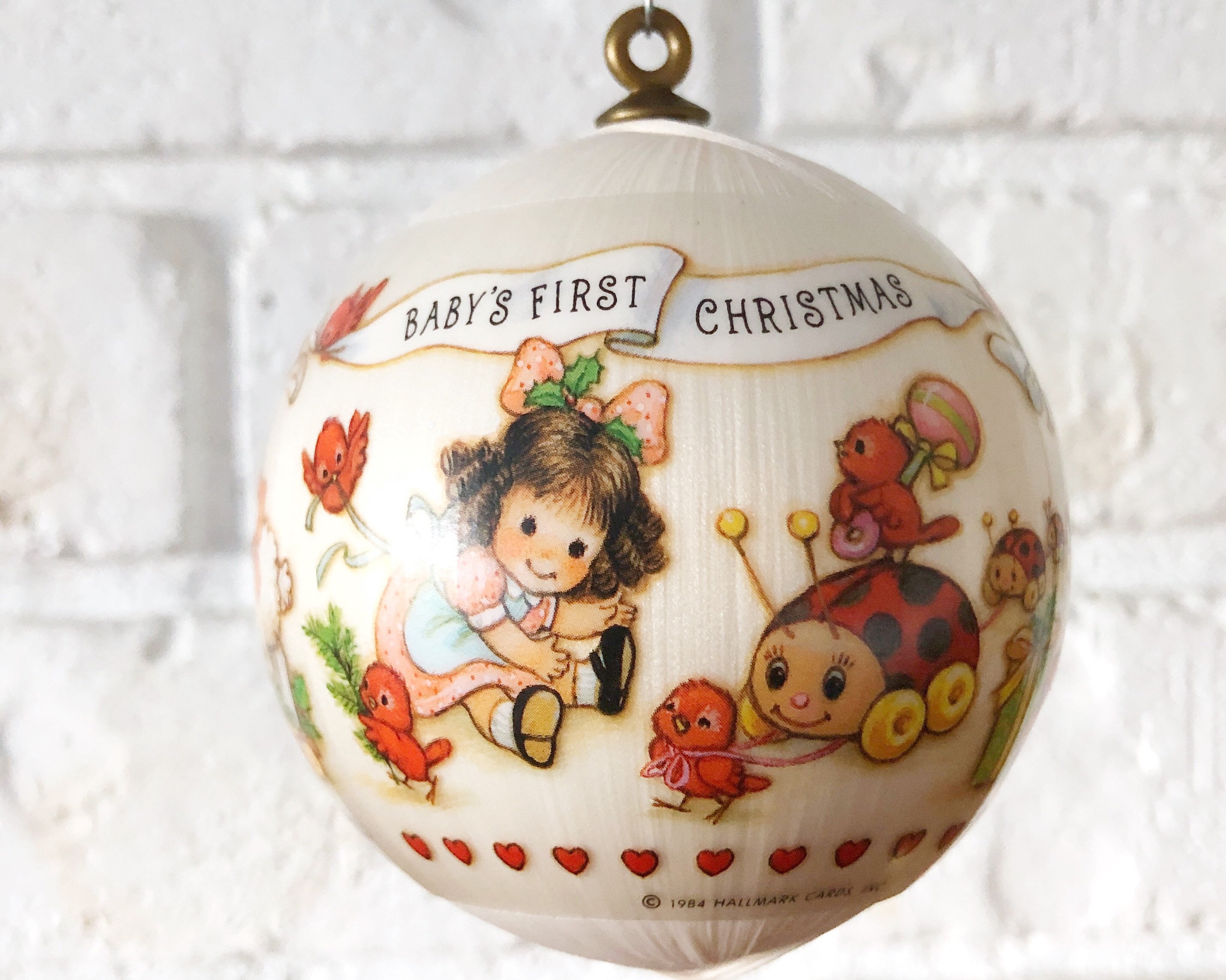 Vintage Hallmark Christmas Ornament Baby s First Christmas 1984