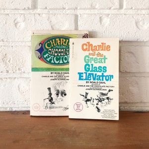 Vintage Charlie And The Chocolate Factory & Great Glass Elevator Set