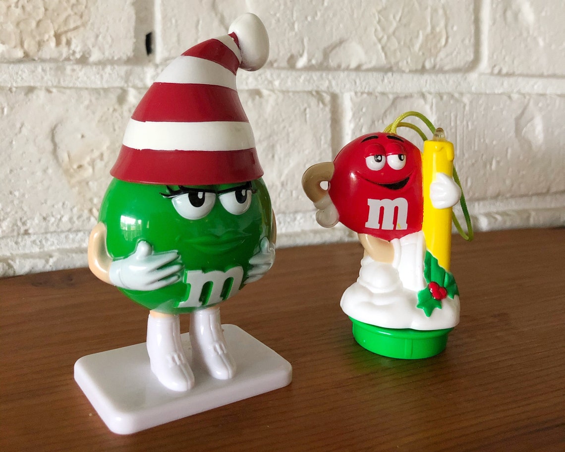 Vintage M&M Christmas Ornaments | Etsy