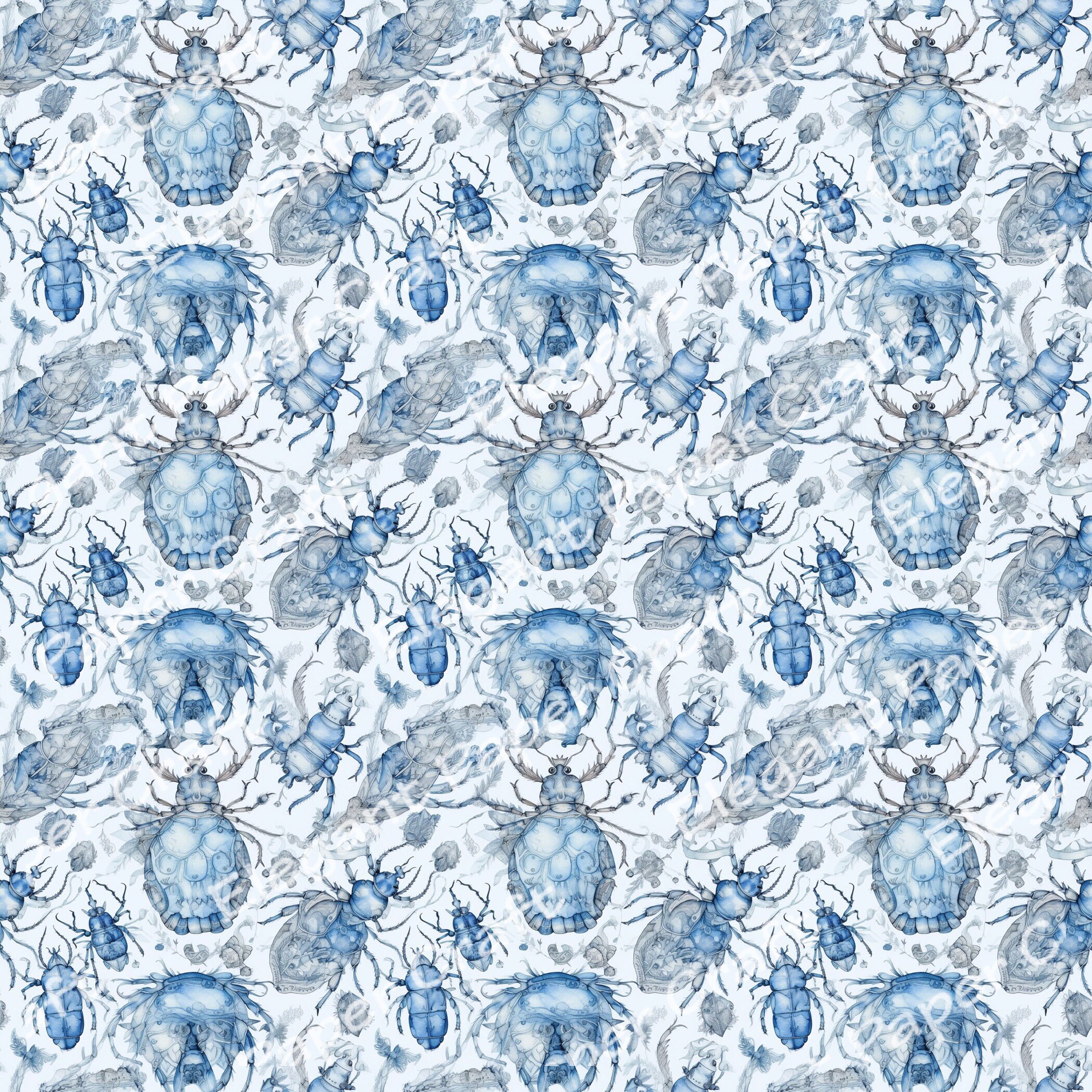 Insects Series 4 | 20 Unique Insect Seamless Patterns | Seamless ...