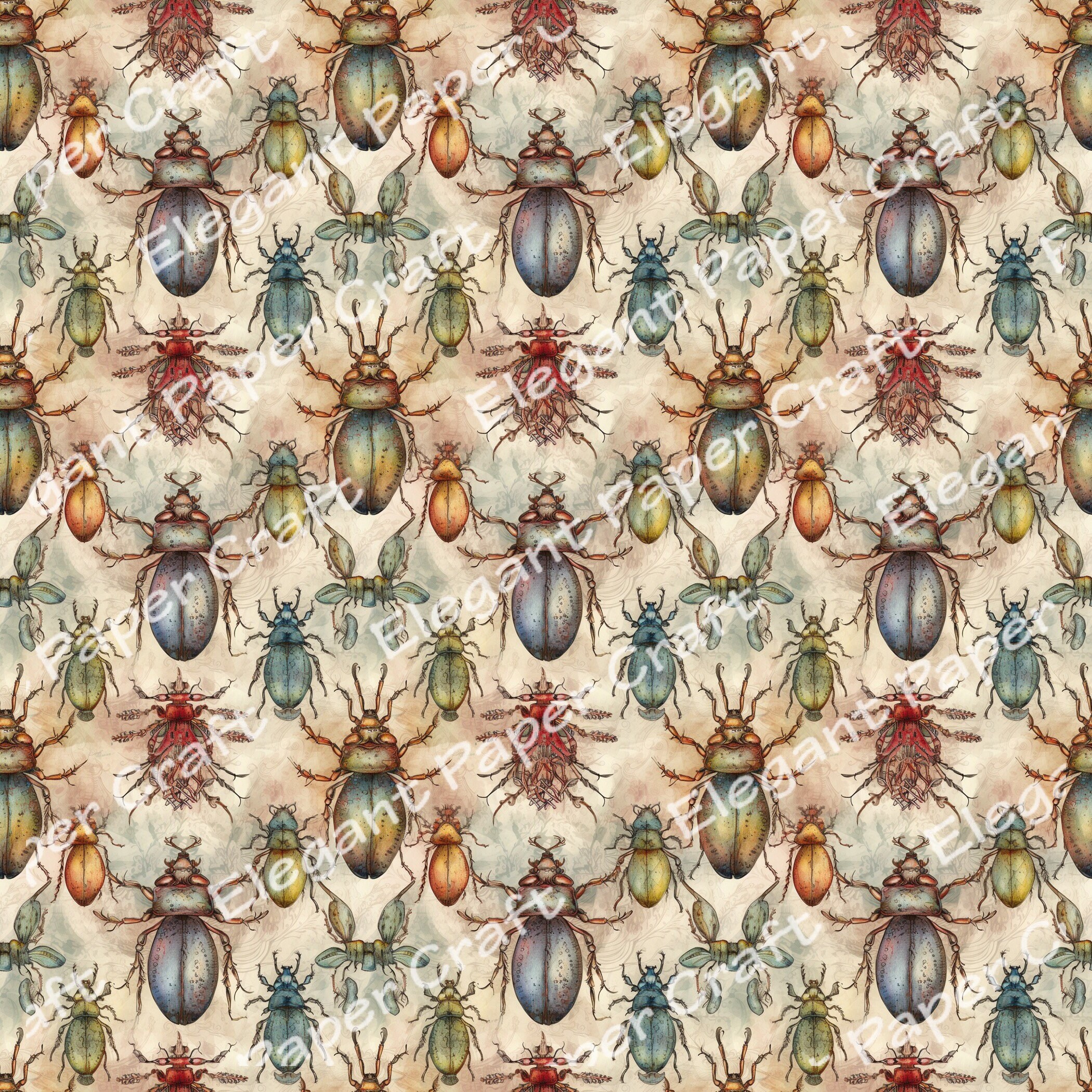 Insects Series 3 | 20 Unique Insect Seamless Patterns | Seamless ...