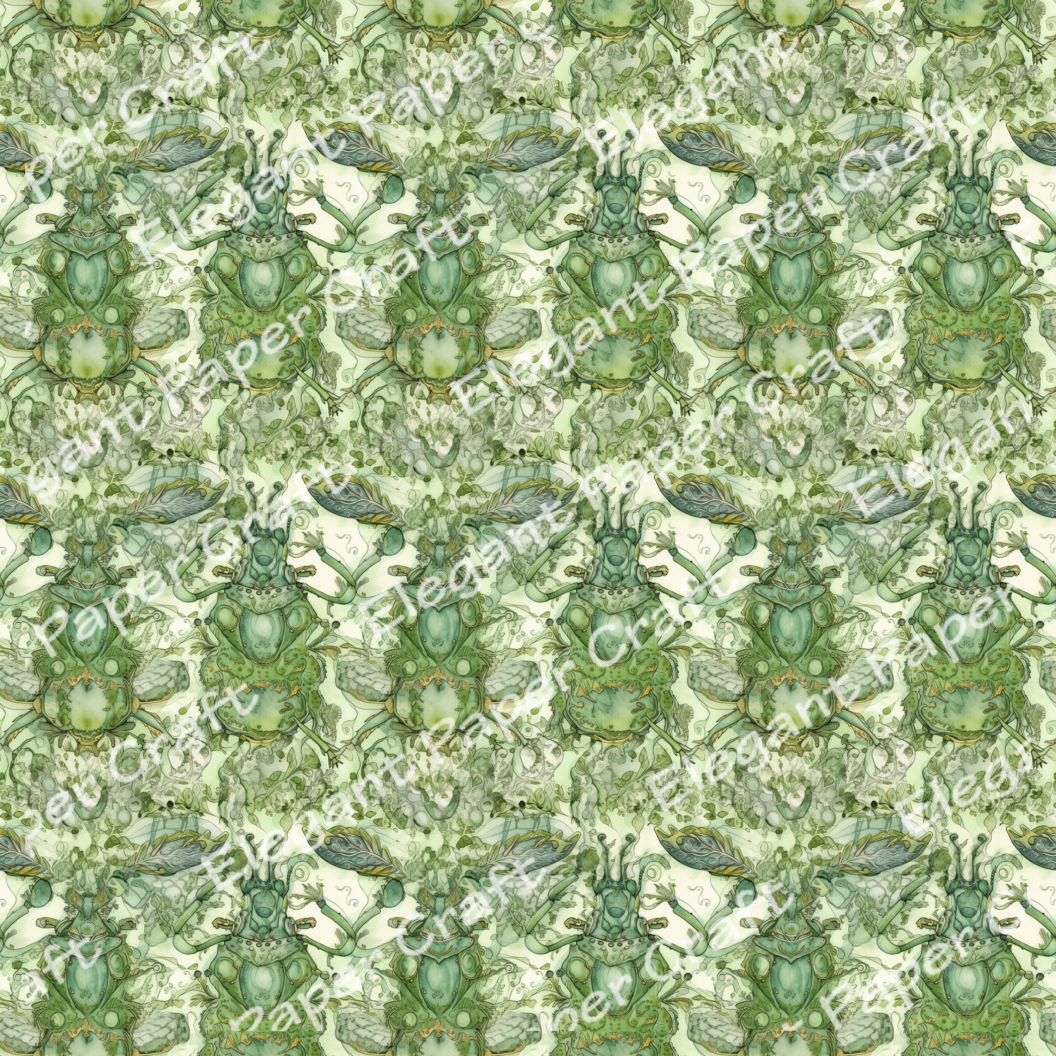 Pattern Insects Sheets Insects Series 4 | 20 Unique Insect Seamless Patterns | Seamless ...