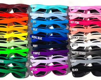 Gafas de sol personalizadas para fiestas: regalos personalizados para bodas y despedidas de soltera