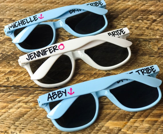 Party Sunglasses Personalized Sunglasses Wedding Favors Etsy
