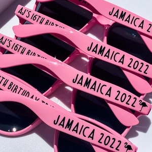 Party Sunglasses, Personalized Sunglasses, Wedding Favors, Bachelorette Party Favors, Girls Weekend, Custom Sunglasses,