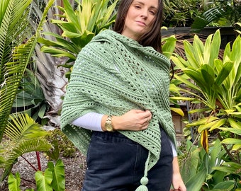 Rosanna Shawl - CROCHET PATTERN in UK terms