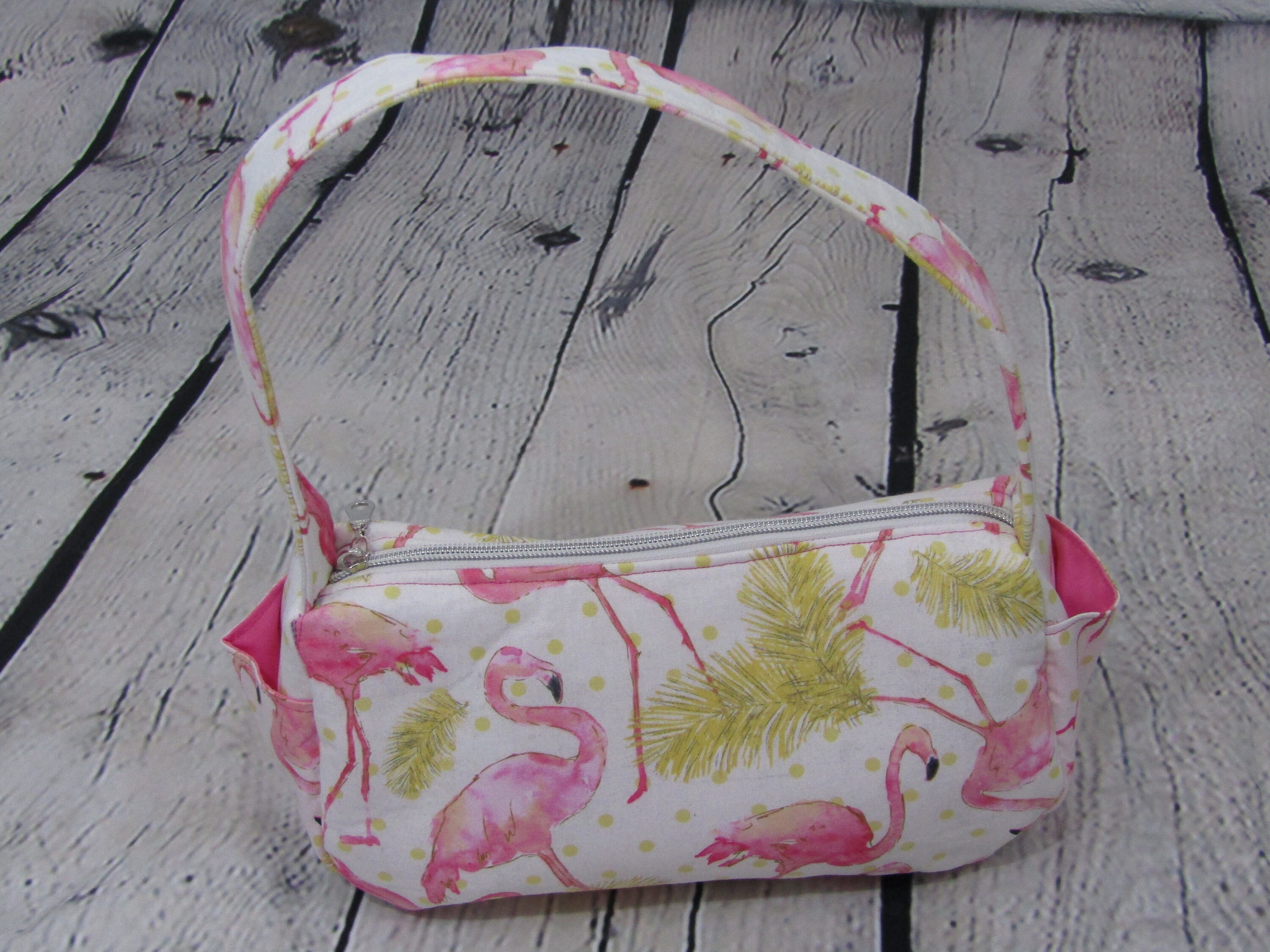 Pink Flamingo Handbag Shoulder Purse Small Purse Pink Etsy